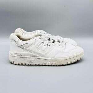 New Balance Shoes Mens 6 White Leather 550 Low Top Athletic Basketball Sneakers
